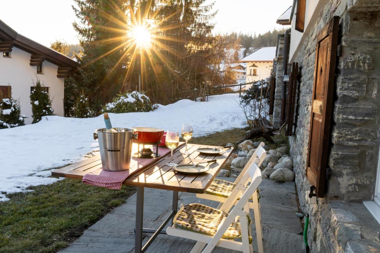 Charmantes Apartment Mit Grossem Garten .Kids4Free. Flims Zewnętrze zdjęcie